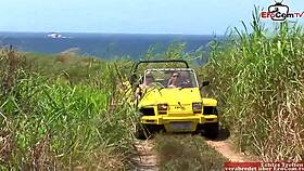 outdoor lesbian sex with a busty blonde and a brunette slut gets me so wet.