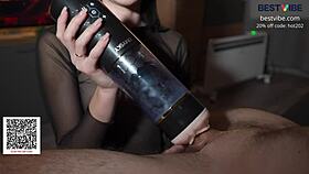 Bright Evening Orgasm Using Bestvibe Stormcup