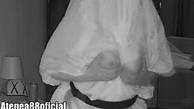 Ghost caught on camera during halloween party roleplay