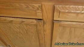 She is one hot cougar in a skirt with pierced nipples