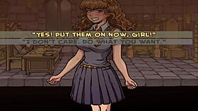 Is this teen 18+ cosplay slave ready for orgasm in ripped clothes?