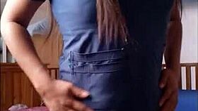 Latina Nurse Seduces With Big Ass Before Hospital Shift