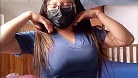 Latina Nurse Seduces With Big Ass Before Hospital Shift