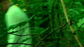 Two friends intensely rim and fuck in nature.