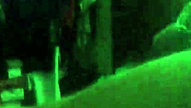 Friend bends over for support