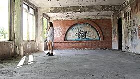 real outdoor naked sport at the gym, athletic and fit, like a prostitute in public