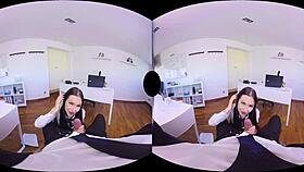 I, the secratary at Virtualrealporn.com, am gettin fucked by my boss. Oh god, it's so big!