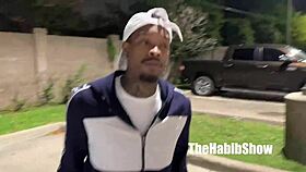 The thick Texas freak's ambitious booty gets wild with a big black cock.