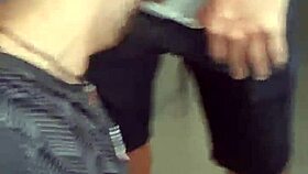 i was suckin the married guys dick in the toilet when the cleaner caught us, oh shit