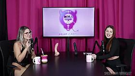 Safada Gets Naked, Pussy Licked Wet After Fetish Talk.