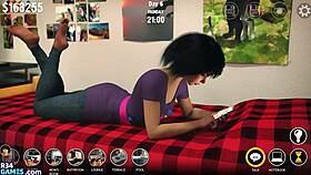 Steamy movie with rich step family and step sis