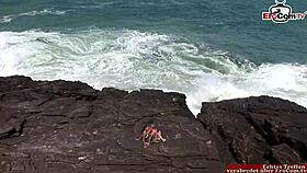 outdoor lesbian sex with a busty blonde and a brunette slut gets me so wet.