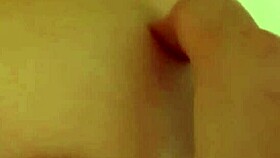 Creampied while playing on the phone with young tight wet pussy monster cock game.