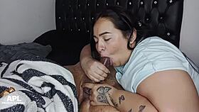 젠장, 그 의붓엄마 걸레가 미친 블로우잡 줬어! 🔥