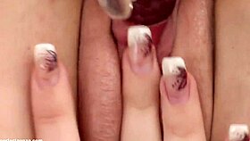 nikita fingers herself alone having fun