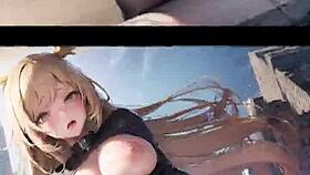 i love these ai images of giantess hentai with huge boobs