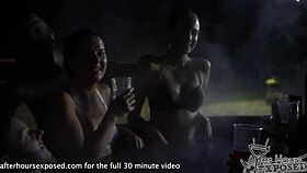 young austra performs vacation blowjob and swallows