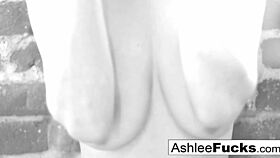 What if Ashlee Graham smoked while masturbating her pussy and ass?