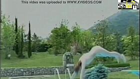 Live frittata preparation with breaking eggs