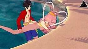 Koikatsu Rufy Shirahoshi Have Sex In Anime Uncensored!