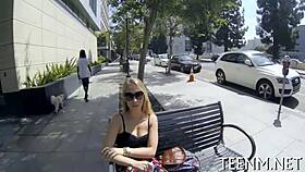 Babe Courtney Loxx Sucks Schlong For Cash In Wet Pussy Fucking