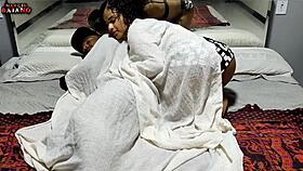 my friend pretendin to be my wife, i made her suck n fuck hard