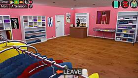 in milfy city part 38, i cum on my stepsister caroline's sexy huge butt during a photoshoot