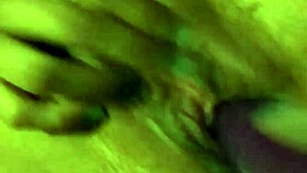 this latina girlfriend couldn’t hold back, grabbing a big dildo for a wild squirting orgasm in a close-up solo session. she’s unstoppable!