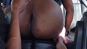 wife spreads thick legs for bbc in public parking lot