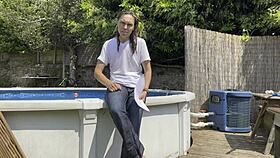 Brunette Undergoes Intense Wetlook Casting Interview