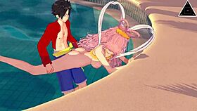 Koikatsu Rufy Shirahoshi Have Sex In Anime Uncensored!