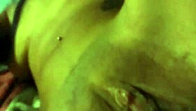 this latina girlfriend couldn’t hold back, grabbing a big dildo for a wild squirting orgasm in a close-up solo session. she’s unstoppable!