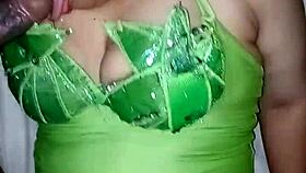 Visiting Aunt Dressed As Elf For Christmas Gift