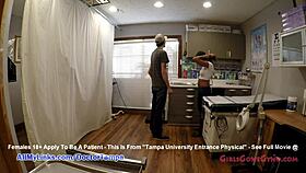Sheila Daniels CAUGHT on Spy Cam During Physical EXAM with Doctor Tampa at Tampa University