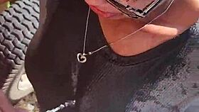 outdoor piss desperation with master?