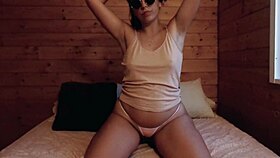 jesyx begins her solo masturbation with a clit massager on her pussy, exploring every sensation in detail.