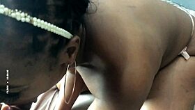 i get blowjob and doggy from ebony milf with big tits