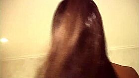 Hoshalie Zen rides in cowgirl and doggystyle at hotel with glasses