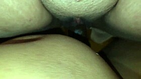 Ebony Babe Gives Quick Blowjob Then Gets Fucked Hard After Work