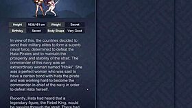 Navy Hibiki does an upskirt squat and facesitting tease in her skirt.