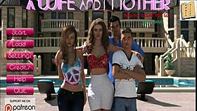 A wife and stepmother sharing homemade moments