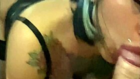 she gives the best blowjob with her big tits