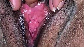 Latina wife with natural tits squirts wetly during amateur sex