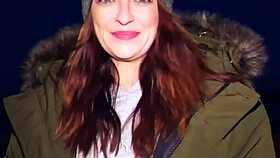 that camgirl fucking her fan hard in doggystyle, sucking his cock