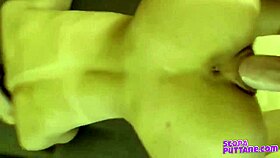 19-year-old student gets her ass fucked by boyfriend in casual encounter.