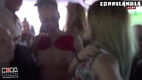 Pornobus Travels to Valencia Erotic Party