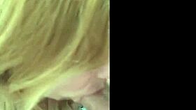 That sexy blonde girlfriend is a total blowjob pro