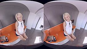 Virtualrealporn doorstep seller visits with a twist 😏