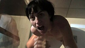 golden shower with cumshot finale