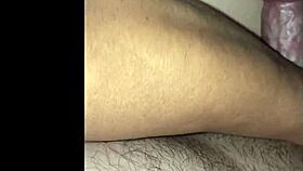 Latina wife with natural tits squirts wetly during amateur sex